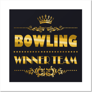 Bowling Winner Team Posters and Art